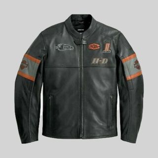 Eagle Biker Distressed Harley Davidson Motorcycle Fashion Leather Jacket Rider Zilla
