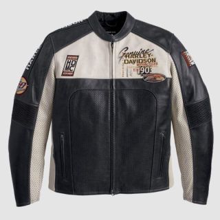 Harley Davidson Men Regulator Perforated Leather Jacket|Rider Zilla