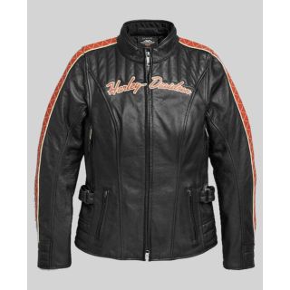 Women's Vanocker HD Triple Vent System Leather Jacket|Rider Zilla