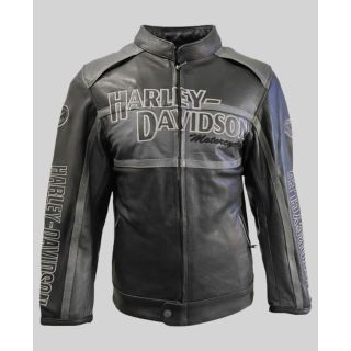 Men's Motorcycle Triple Vent HD Leather Jacket|Rider Zilla