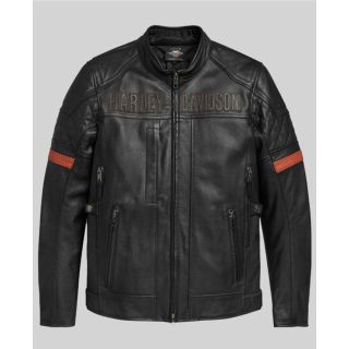 Men's Vanocker Triple Vent System Leather Jacket|Rider Zilla