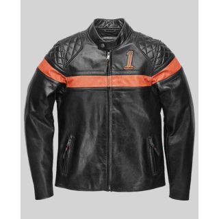 Men's Victory Sweep Harley Davidson Leather Jacket|Rider Zilla