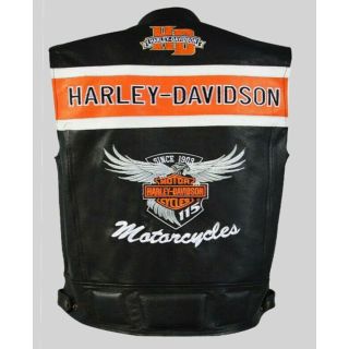 Classic Harley Davidson Leather Vest|Rider Zilla|