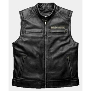 Harley Davidson Leather Vest| Rider Zilla|