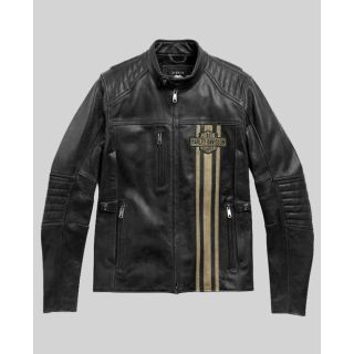 Harley Davidson Men's Triple Vent Passing LinkII Leather Jacket|Rider Zilla